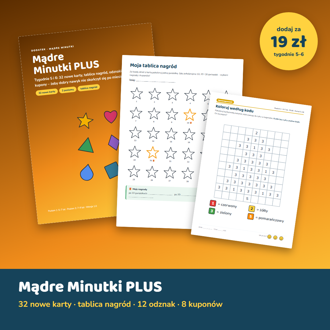 Mądre Minutki PLUS – tygodnie 5–6